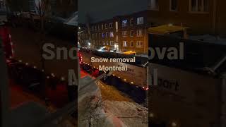 Snow removal Montreal 28 dec 2022