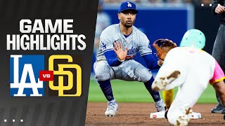 Dodgers vs. Padres Game Highlights (5/10/24) | MLB Highlights