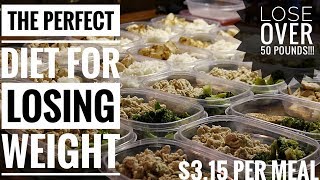 The Perfect Diet For Losing Weight | Full Meal Prep | Cooking, Cardio, Supplements Included