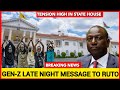 Breaking News! GEN-Z late night Bombshell statement shakes RUTO |Drama and Confusion in state house!