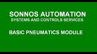 Basic Pneumatics Part 1 Lesson 1