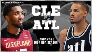Cleveland Cavaliers vs Atlanta Hawks Full Game Highlights | Jan 20 | 2024 NBA Season