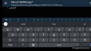 How to print "Hello World" on Android Phone| Pydroid 3 |#CodeMe#HowtoprintHelloWorld