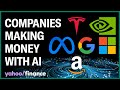 How Microsoft, Google, Amazon, Nvidia, Tesla, and Meta are making money with AI