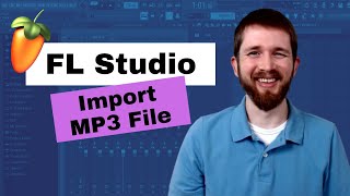 FL Studio How to IMPORT MP3 Audio File, Insert Audio Clips