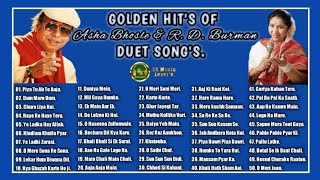GOLDEN HITS OF Asha & R. D. Burman DUET SONGS 💖| #oldisgold #oldisgoldsongs #romanticsongs #hitsongs