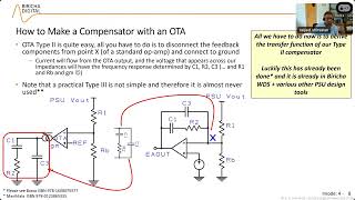 Power Supply Compensator Design Using Operational Transconductance Amplifiers