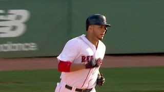 BAL@BOS: Rivero swats first homer of his MLB career