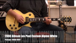 What is a Nitro finish? Gibson Les Paul Custom Alpine White