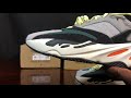 adidas yeezy 700 waverunner real vs fake review. both shoes on hand.did stockx sell a fake