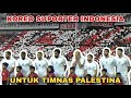LUAR BIASA..!! Sambutan Suporter Indonesia Untuk Timnas Palestina di Stadion GBT Surabaya