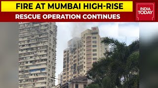 Rescue Operation Continues In Mumbai's Building Fire Incident, Injured Shifted To Bhatia Hospital