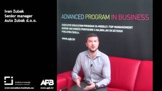 Ivan Zubak, Senior Manager, Auto Zubak on APB (www.apb.hr) - a word from the participants