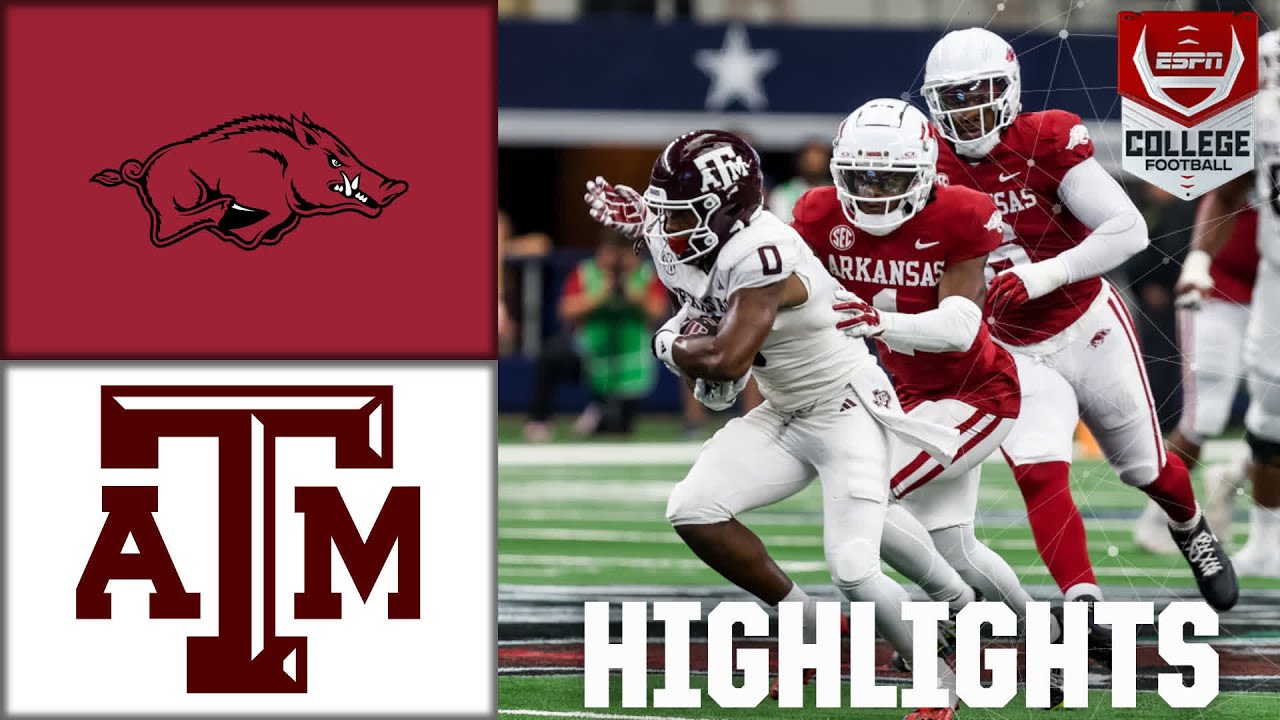 Texas A&M Aggies Vs. Arkansas Razorbacks | Full Game Highlights - YouTube