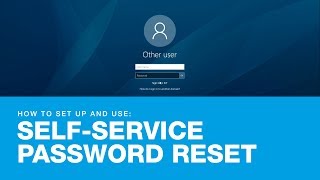 How to Setup Self-Service Password Reset