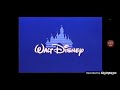 walt disney pictures closing logo 1991