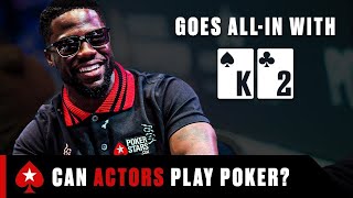 KEVIN HART BEATS POKER PRO ♠️ Celebrities in Poker ♠️ PokerStars