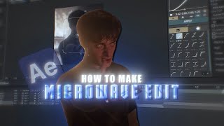 How to make MICROWAVE EDIT in After Effects TUTORIAL | MICROWAVE twixtor TUTORIAL in After Effects