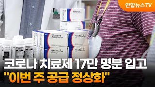 코로나 치료제 17만 명분 입고…\