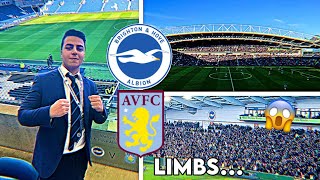 3000 VILLA FANS GO MENTAL at Brighton vs Aston Villa! - *AWAY END CHAOS*