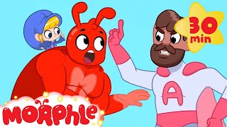 SUPERHERO MORPHLE VS MR ACTION My Magic Pet Morphle | Cartoons For Kids | Morphle | Mila and Morphle