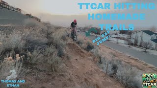 Thomas Shredding Trails   TTCAR's Action Cam Adventure with Ethan Behind the Lens!