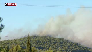 Incendies : le sud de la France touché