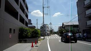 阪神甲子園駅南口からＪＲ甲子園口駅までウォーキング