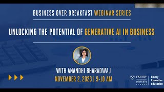 Unlocking the Potential of Generative AI in Business - Business over Breakfast