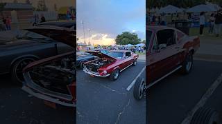 1967 Ford Mustang Fastback at Autism Awareness car show. classic car. muscle car. pony car.