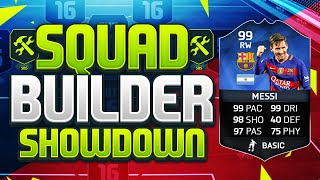 FIFA 16 SQUAD BUILDER SHOWDOWN!!! TEAM OF THE YEAR MESSI!!! 99 Rated TOTY Messi Squad Duel
