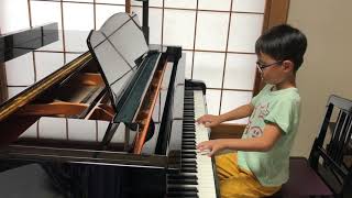 秦野市ピアノ教室  小1 ゆうき   インディアンの戦いのうた  Rina音楽教室