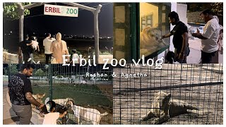 Erbil zoo park in iraq (Kurdistan) | Indian family visiting zoo for First time in iraq