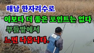 한자리수로//부들밭//포인트//붕어들//폭발적인//입질.