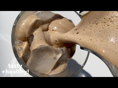 Iced Caffè Latte with benefits vegan recipes