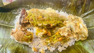 മലയാളികളുടെ ഇഷ്ടപെട്ട പൊതിച്ചോറ് | Meal Wrapped In Banana Leaf Pothichoru|be with love | food