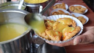 KING Of Gujarati Snacks ~ Making of 10000 Ghughra ~ Gujarat INDIAN STREET FOOD TOUR