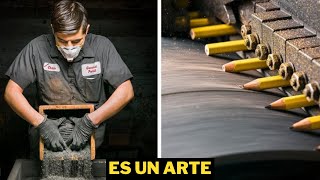 Como se HACEN los LÁPICES de GRAFITO. ¡No lo sabía!