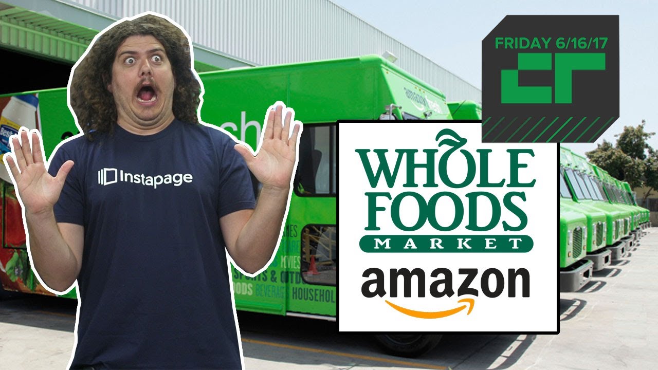 Amazon Bids To Buy Whole Foods For $13.7 Billion | Crunch Report - YouTube