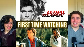 REACTING to *Lethal Weapon (1987)* SO FUNNY!!! (First Time Watching) 80s Movies