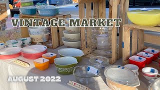 【Vintage Market】炎天下に大きな買い物して腕パンパン｜今月も大満足でお買い物