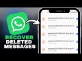 How to Recover Deleted WhatsApp Messages (iPhone & Android) in SECONDS!