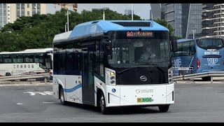 [深圳公交·6.99米B7狂奔沙河西路]深巴 90線 深圳灣口岸A停車場-世界之窗 行車片段