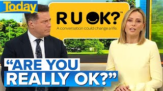 Ally sends message to all Aussies on R U OK? Day | Today Show Australia