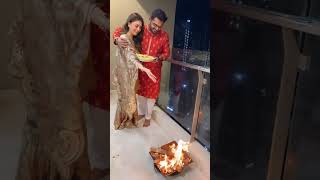 Hansika Motwani Celebrates Lohri After Marriage with her Husband Latest Video