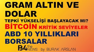 | Gram altın | Dolar | Bitcoin | ABD 10 yıllık faizleri