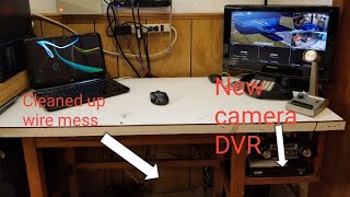 Rewiring cameras and DVR