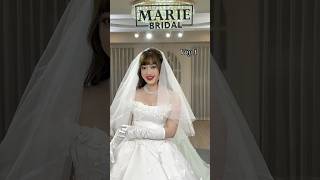 Mọi người chọn váy cưới giúp mình nha #trinhle1707 #MarieBridal #shorts #tiktoktrieuview