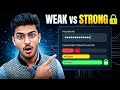 Password Strength Checker Using HTML CSS JavaScript | Beginner Web Project 🚀