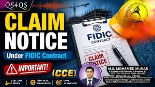Claim Notice Under FIDIC Contract | How to Submit Claims Properly | QS4QS